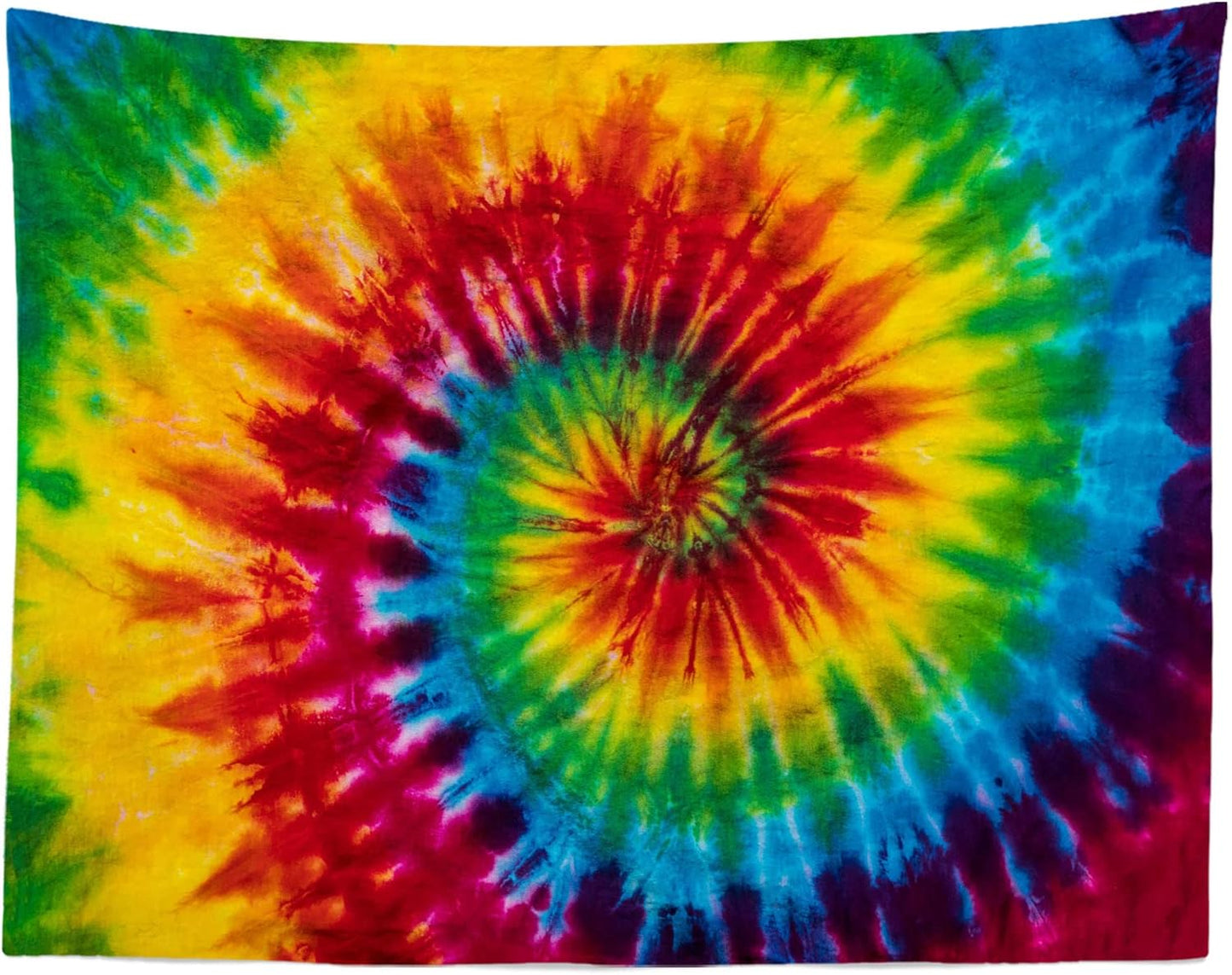 Loccor 15x8ft Tie Dye Tapestry Heart Sign Tie-Dye Abstract Wall Hanging Bedroom Aesthetic Colorful Room Decor Party Backdrop for Bedroom Living Room Dorm Decor (Pattern Painted on Polyester Fabric)