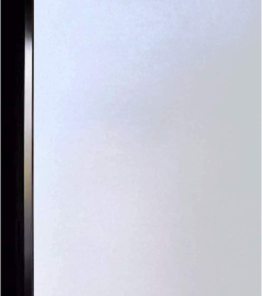 DUOFIRE Privacy Window Film Frosted Glass Film Matte White Static Cling Glass Film No Glue Anti-UV Window Sticker Non Adhesive for Privacy Office Meeting Room Bathroom Living Room DS001W 11.8x47in