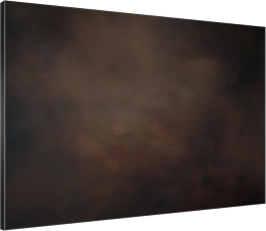 SIGNWIN 60"x72" Extra Large Framed Wall Art Dark Brown Abstract Moody Illustration for Home Living Room Bedroom Decor (Frame Assembly Required)
