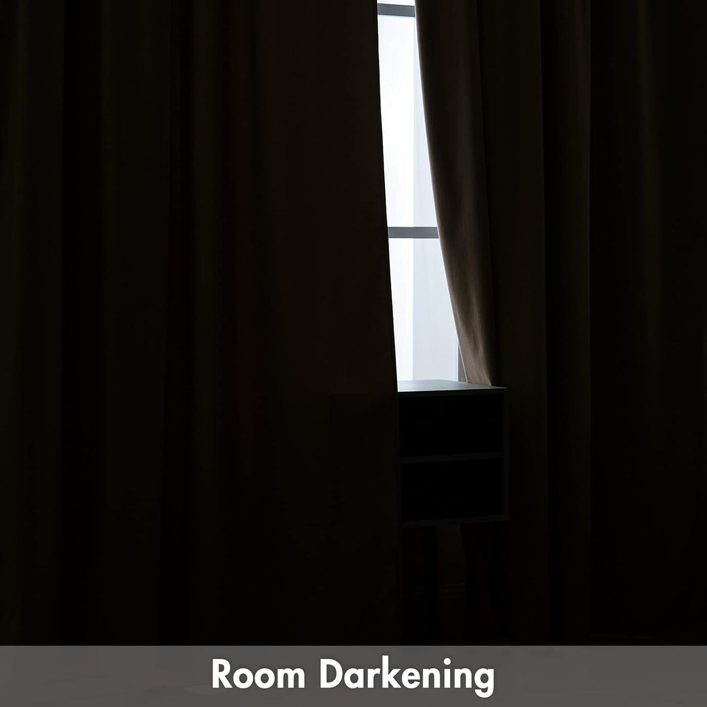 MIULEE Camel Beige Velvet Curtains Thermal Insulated Blackout Curtain Drapes for Bedroom Living Room Darkening 84 Inches Long Curtains Panels Rod Pocket Set of 2