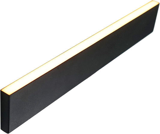 LUMENGY Paver Light Slim 0.5x18 Inch Glare-Free 2700K Warm White, Steel Brick Lighting for Pavers, Walls, Driveway & Pathway Borders, Waterproof IP67, 12V AC/DC Drive-Over Rated
