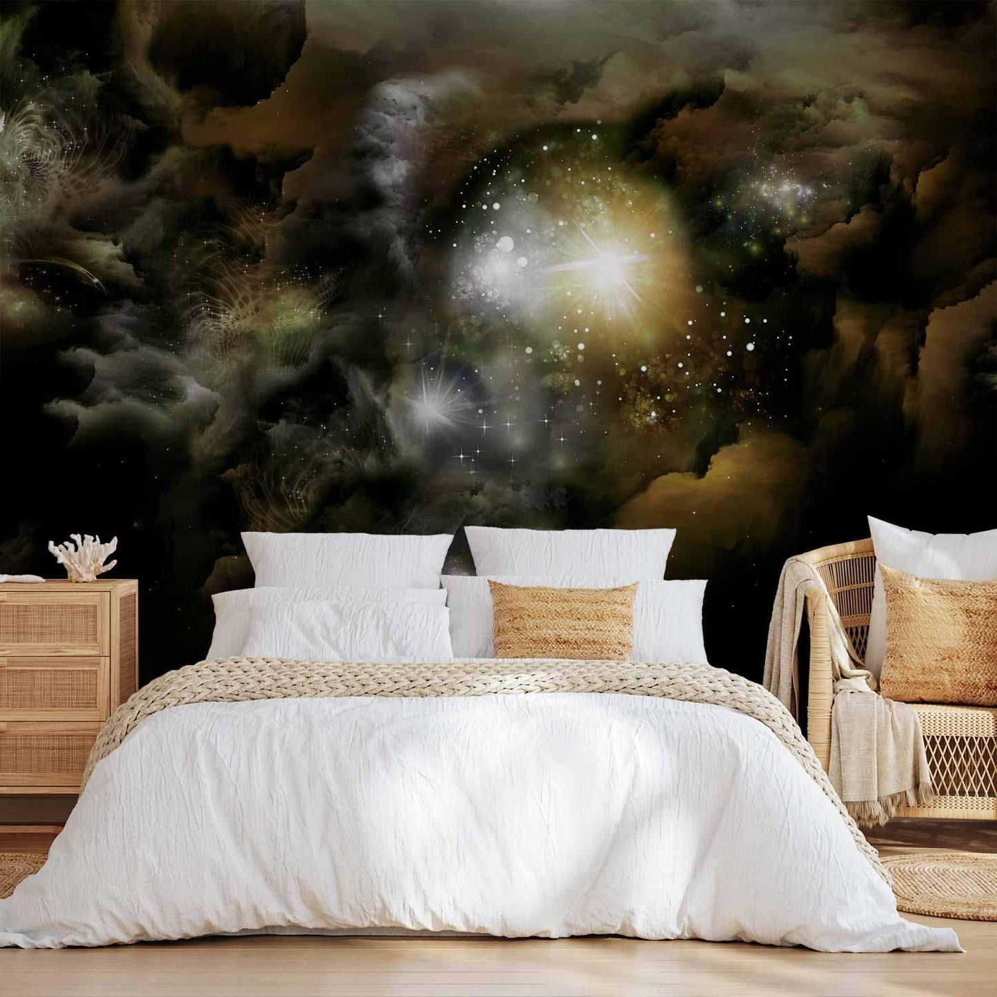 artgeist Wall Mural Cosmos Galaxy 177x124 in - XXL Non-Woven Wallpaper Fleece Wall Decor Photo Print Picture Image Design Home n-A-0027-a-b