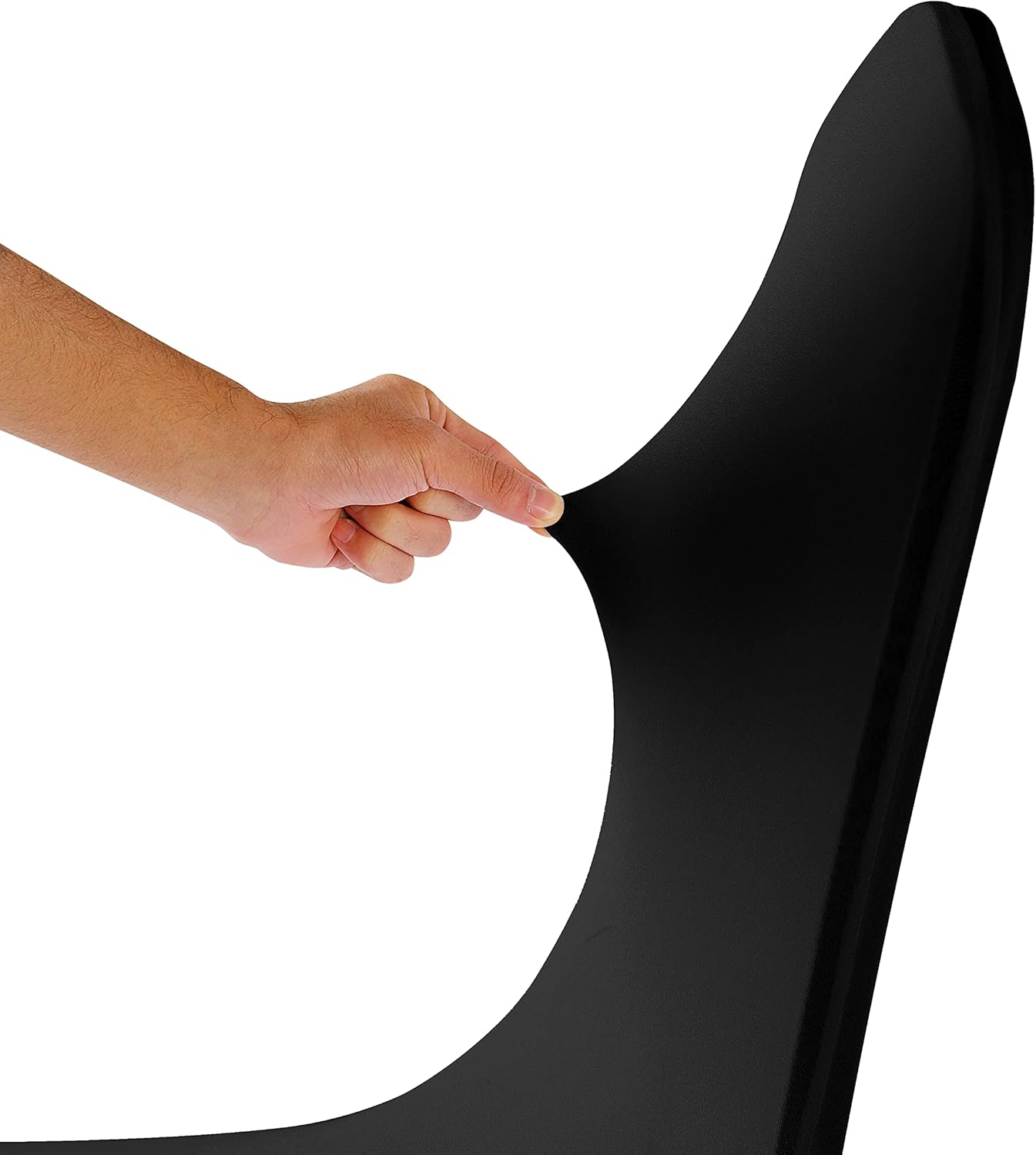 Spandex Chair Covers, 25PCS, Washable Protector for Living Room, Party, Banquet, Wedding, Hotel (Black)