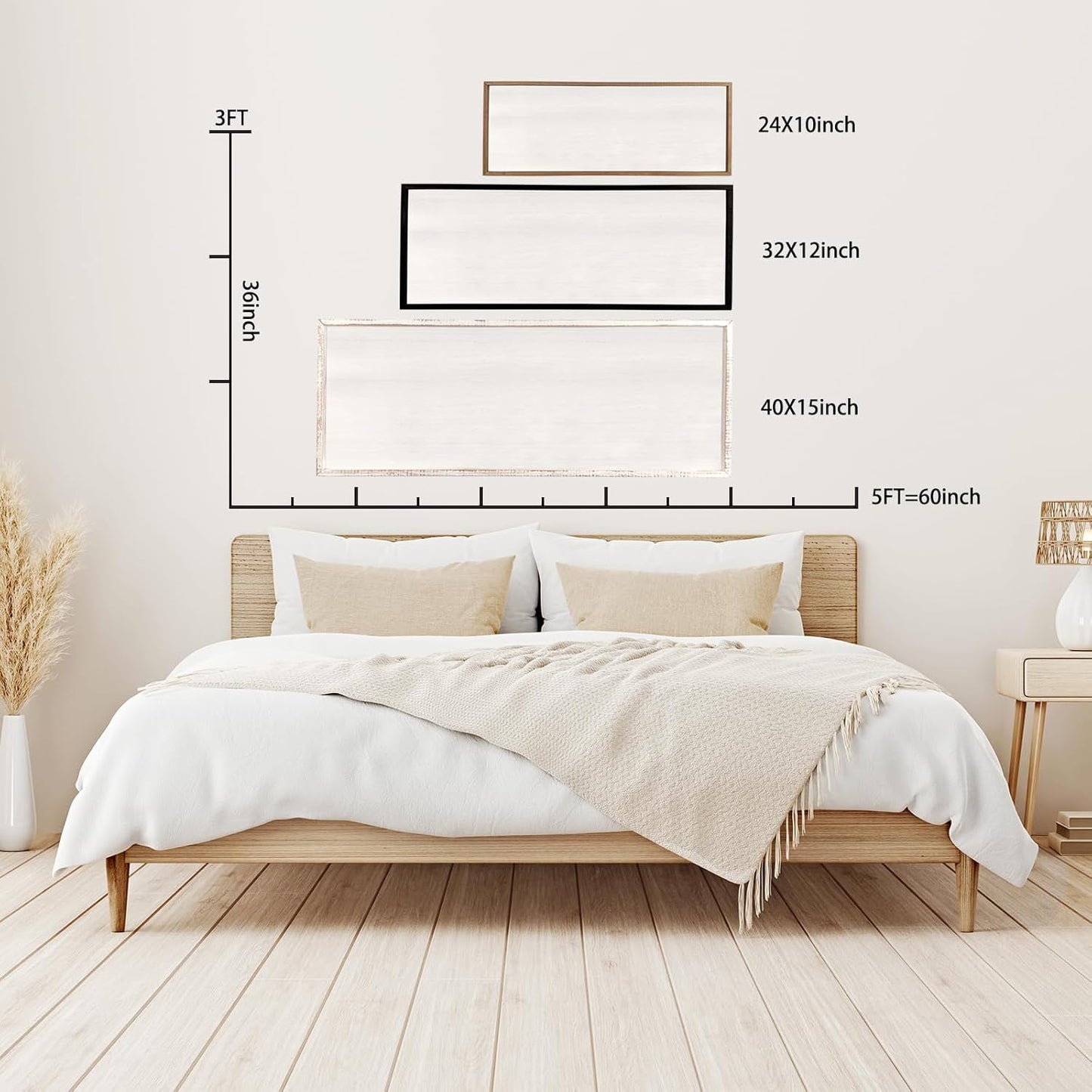 flowtorely Love is Patient, Kind Wall Art Decor 40"X15" Love Never Fails Sign 1 Corinthians 13 Bedroom Above Bed Large Bible Verse Quote Scripture Christianity Hanging Sign (White)