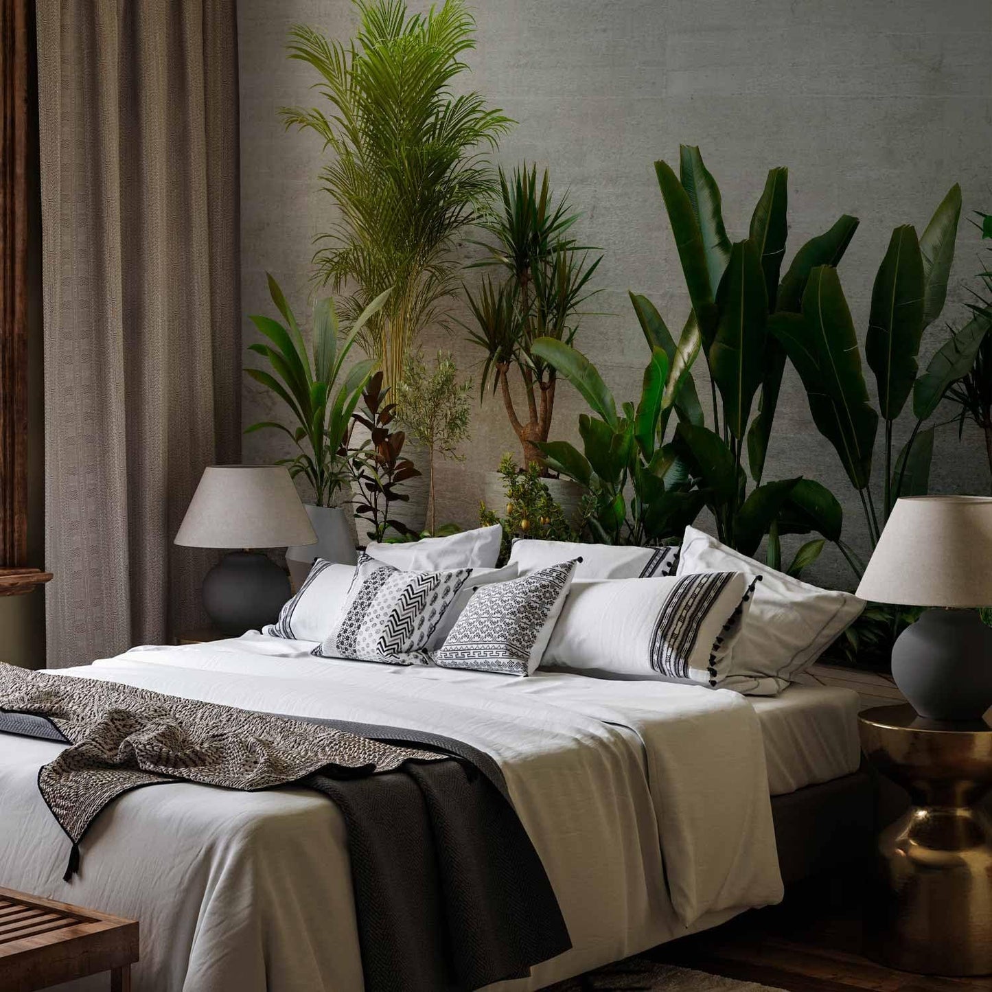 artgeist Premium Wall Mural Nature 197x138 in - Non-Woven Wallpaper Fleece Wall Decor Photo Print Picture Image Design Botanics Plants 3D Effect b-B-0600-a-a