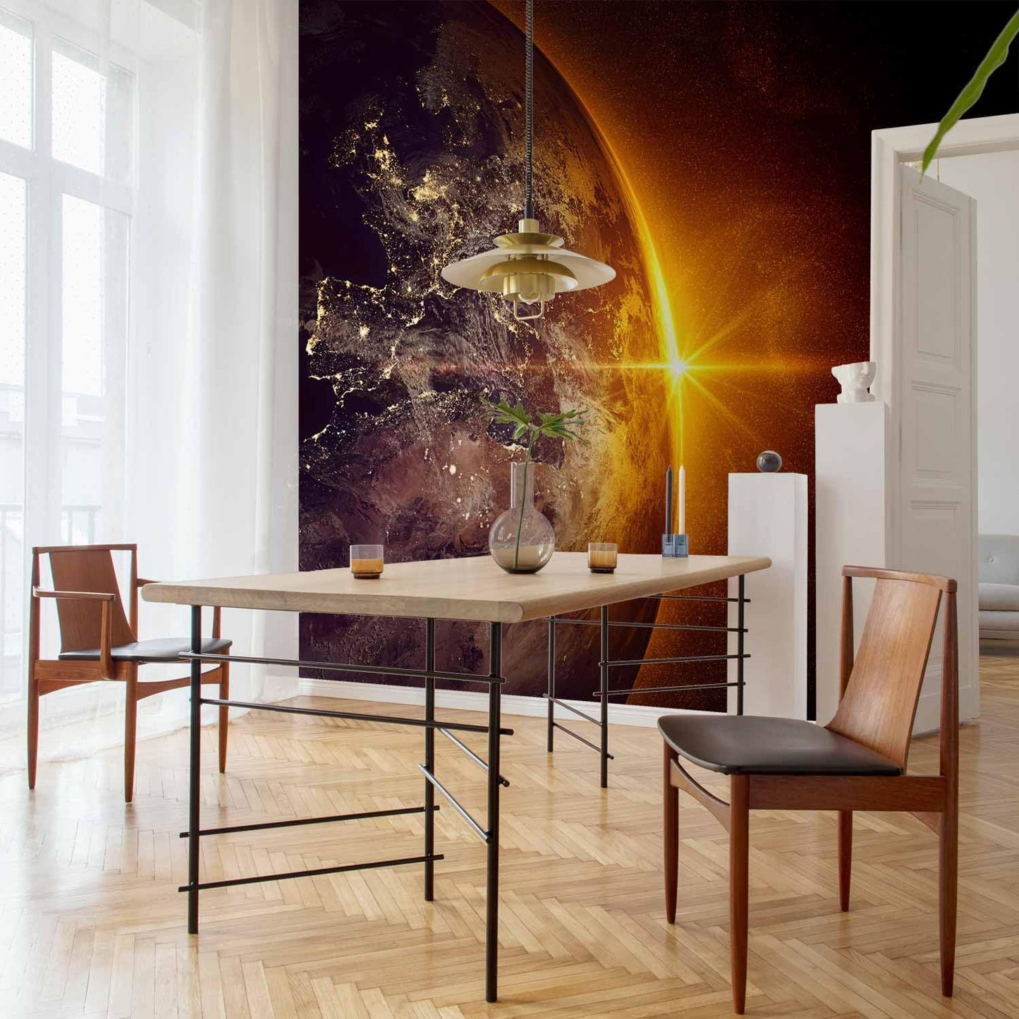 artgeist Premium Wall Mural Cosmos Galaxy 197x138 in - Non-Woven Wallpaper Fleece Wall Decor Photo Print Picture Image Design Home n-B-0003-a-a