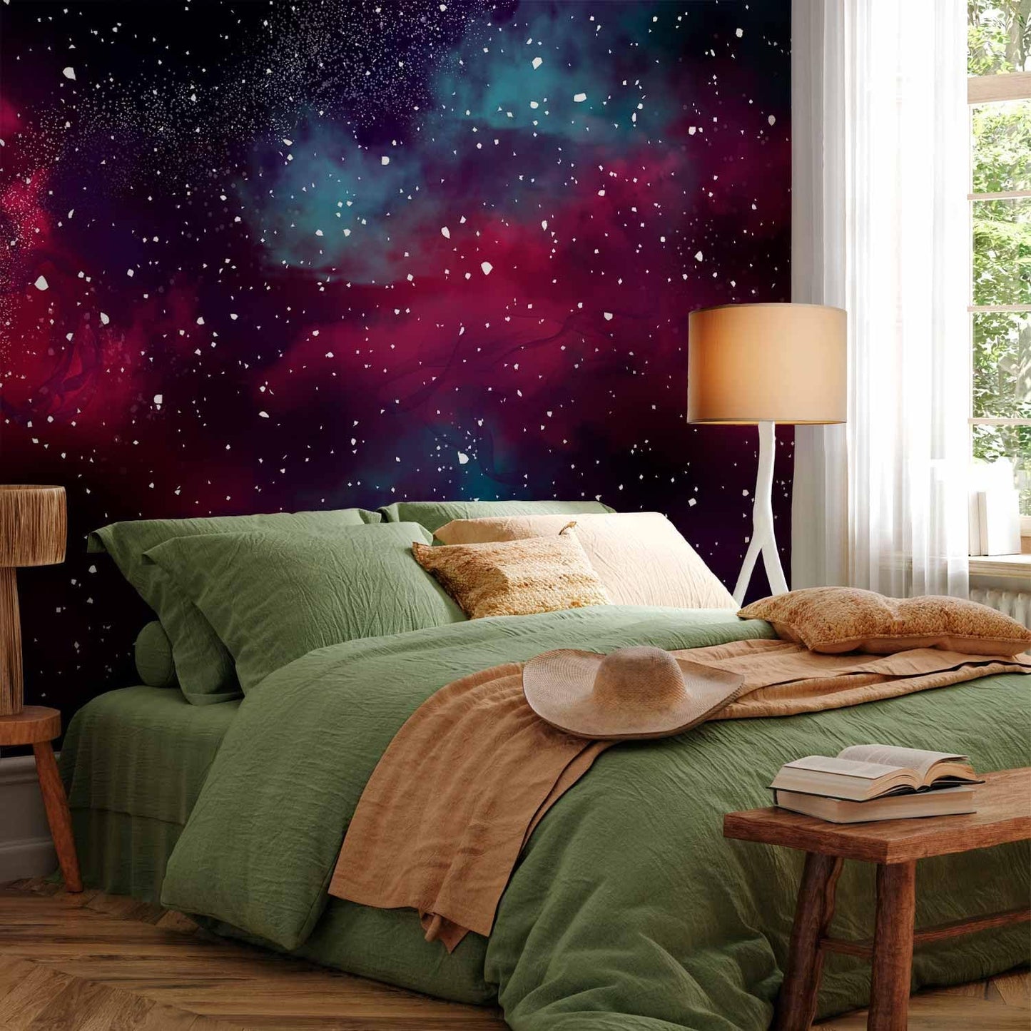 artgeist Premium Wall Mural Space 177x124 in - Non-Woven Wallpaper Fleece Wall Decor Photo Print Picture Image Design Home Mural Galaxy Universe Cosmos Sky a-A-10326-a-a