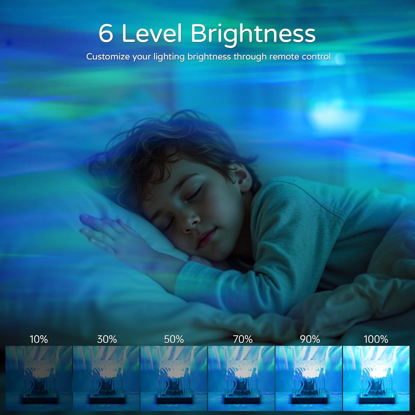 Northern Lights Projector Rechargeable, Luminorthe Cube Lamp Lava Lamp Ambient Lighting Galaxy Projector with 16 Colors and Aurora Drift Effects for Room Decor Teen Girl Gifts Classroom - Cordless