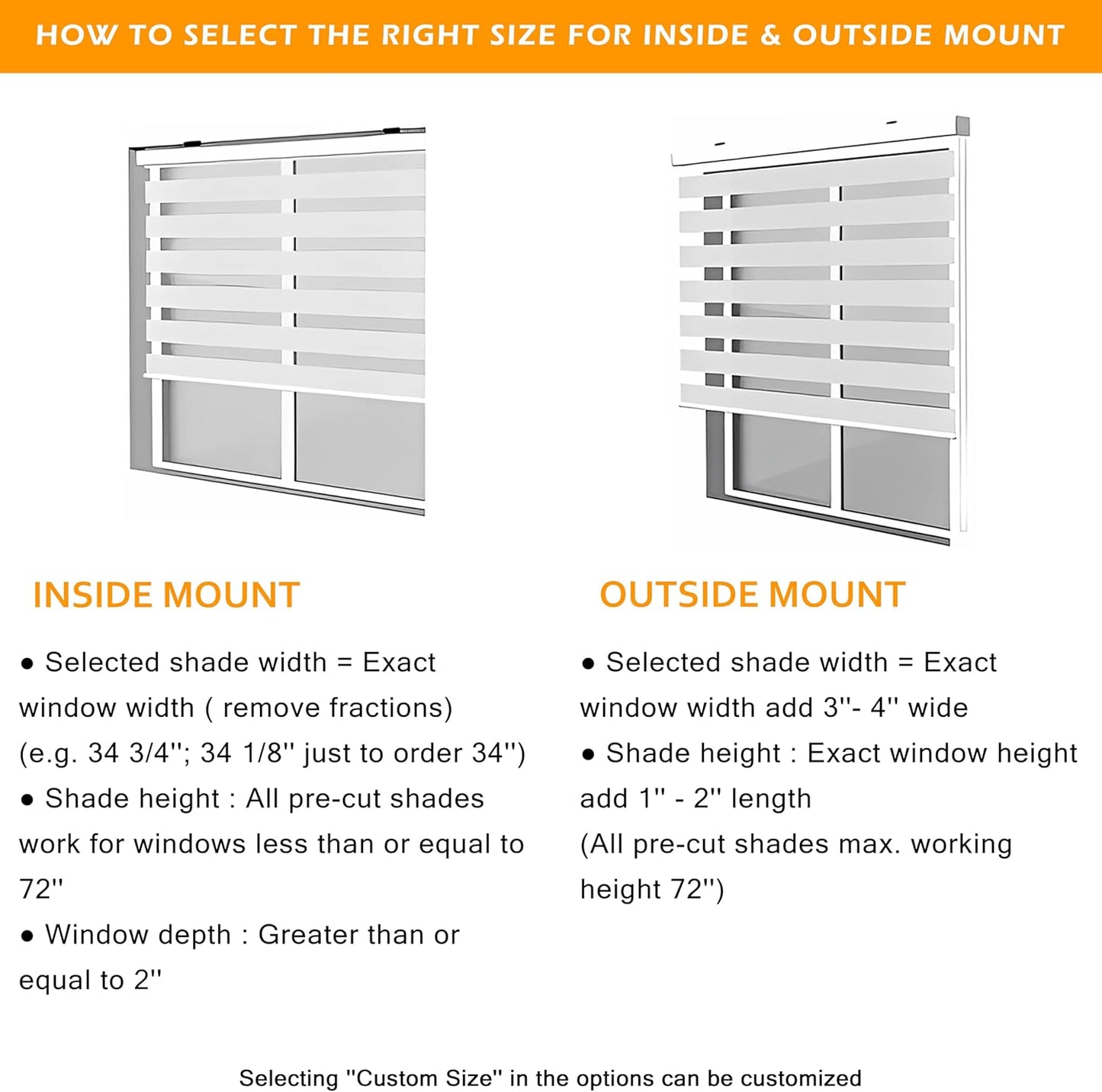 Zebra Blinds for Windows, Free-Stop Zebra Shades, Dual Layer Light Filtering Sheer Blinds for Indoor Windows, Roller Window Shades for Privacy (23" W X 72" H, Cream)