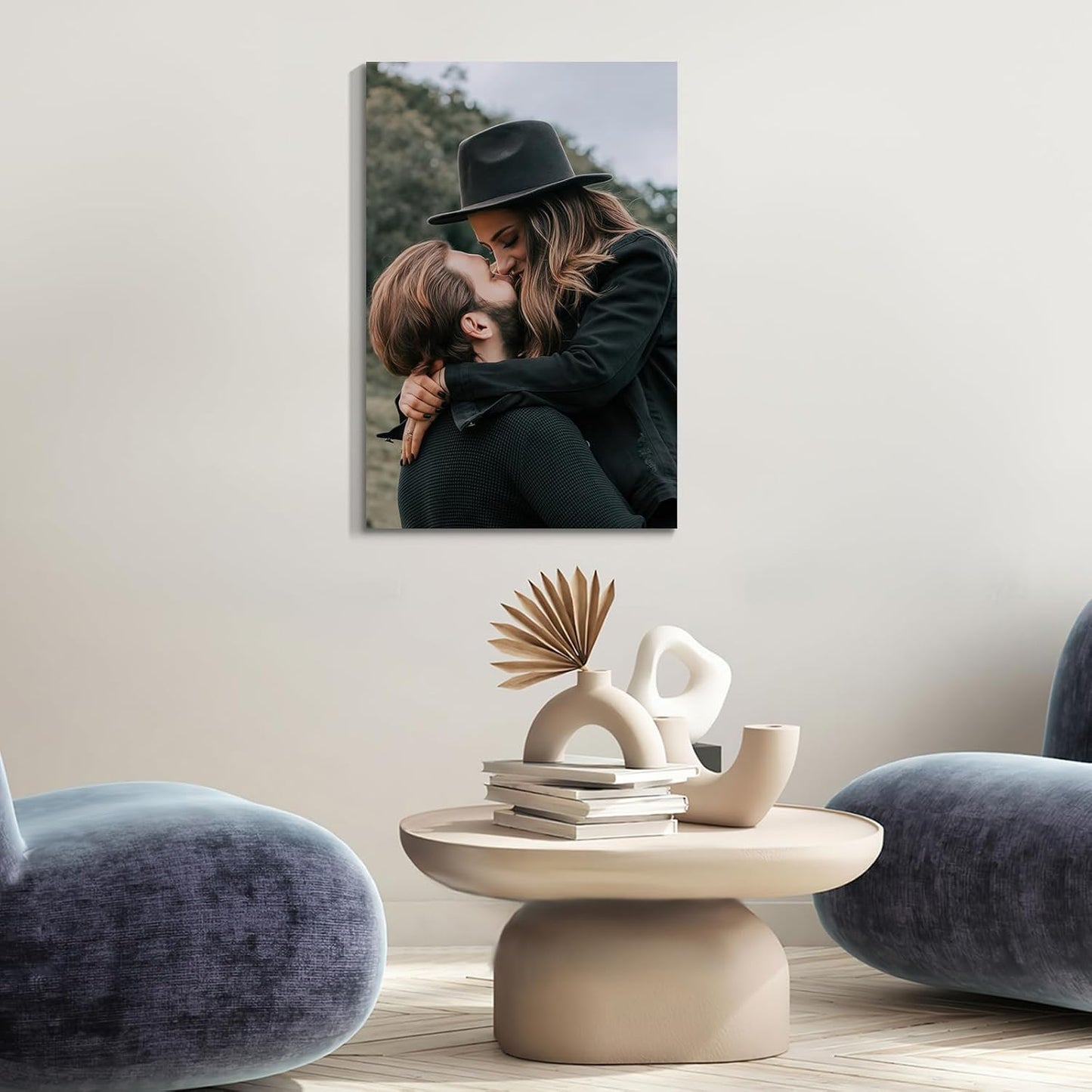 Wewejia Custom Canvas Prints with Your Photos 24x36inch, Upload Your Picture/Photo - Custom Personalized Canvas Photo Gifts Couples Family Baby Wedding Pets Home Decor Easy to hang