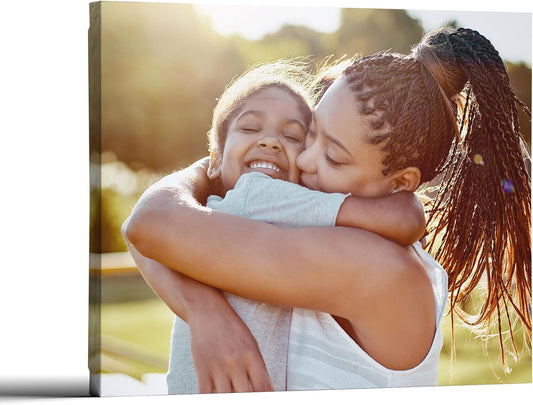BuildASign Custom Canvas Prints with Your Photos – Personalized Picture To Canvas Wall Art, Perfect for Home Decor, Gifts & Keepsakes, Ready to Hang (8" L x 10" W x .75”D)