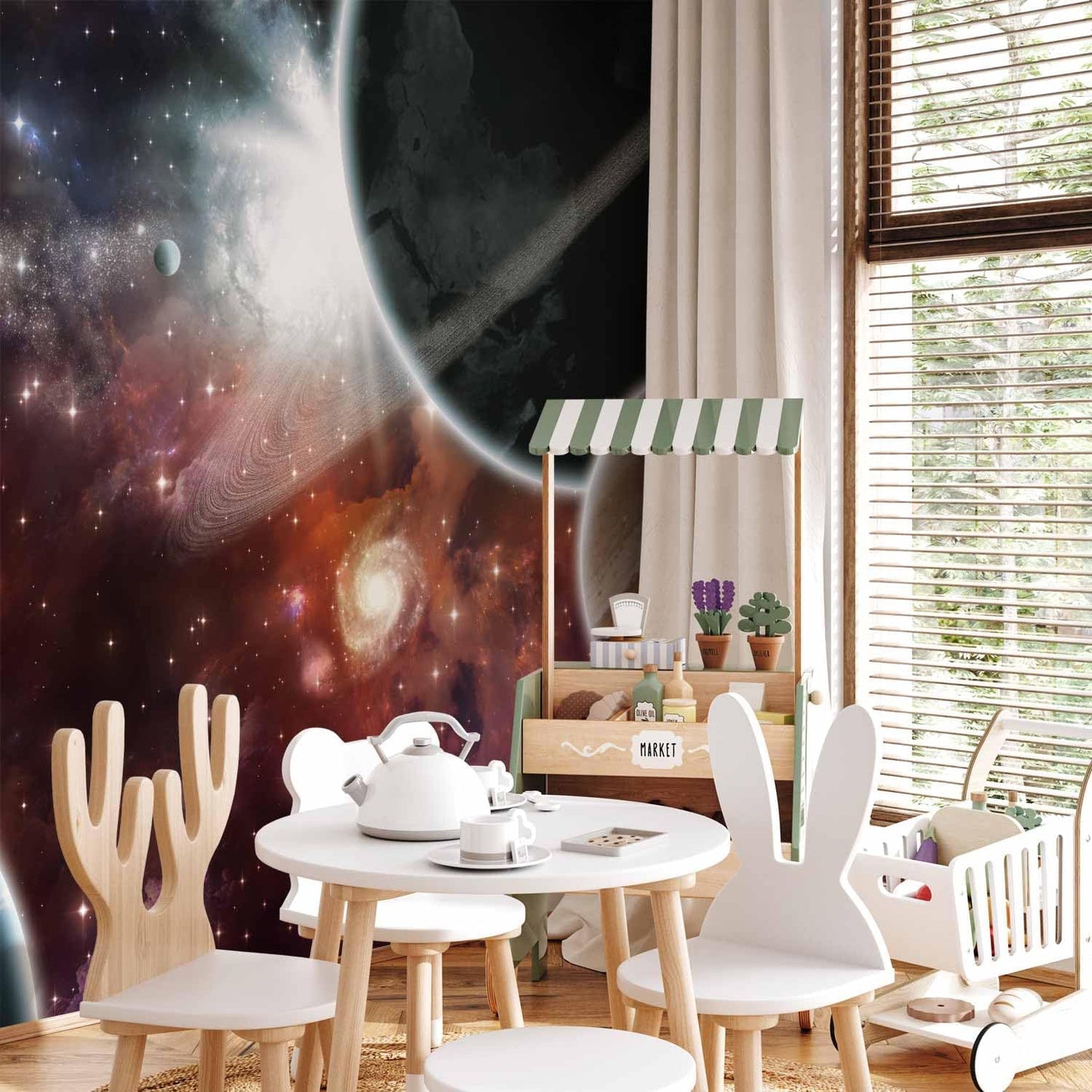 artgeist Premium Wall Mural Cosmos Galaxy 157x110 in - XXL Non-Woven Wallpaper Fleece Wall Decor Photo Print Picture Image Design Home 10110905-32