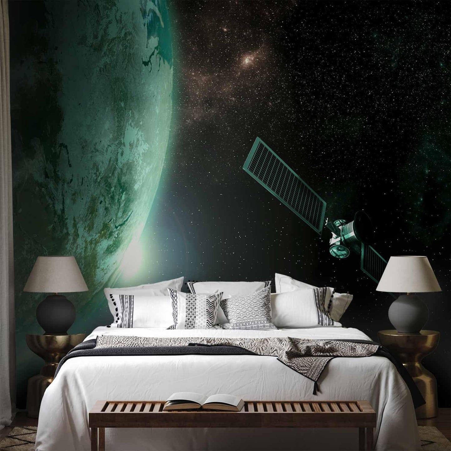 artgeist Premium Wall Mural Cosmos Galaxy 138x101 in - XXL Non-Woven Wallpaper Fleece Wall Decor Photo Print Picture Image Design Home n-B-0007-a-b