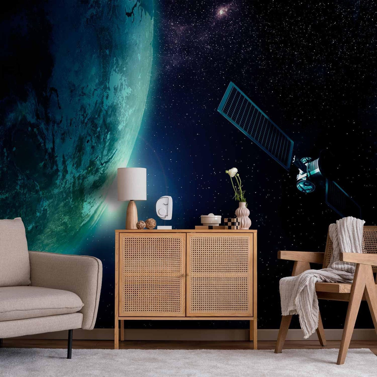 artgeist Premium Wall Mural Cosmos Galaxy 138x101 in - XXL Non-Woven Wallpaper Fleece Wall Decor Photo Print Picture Image Design Home n-B-0007-a-c