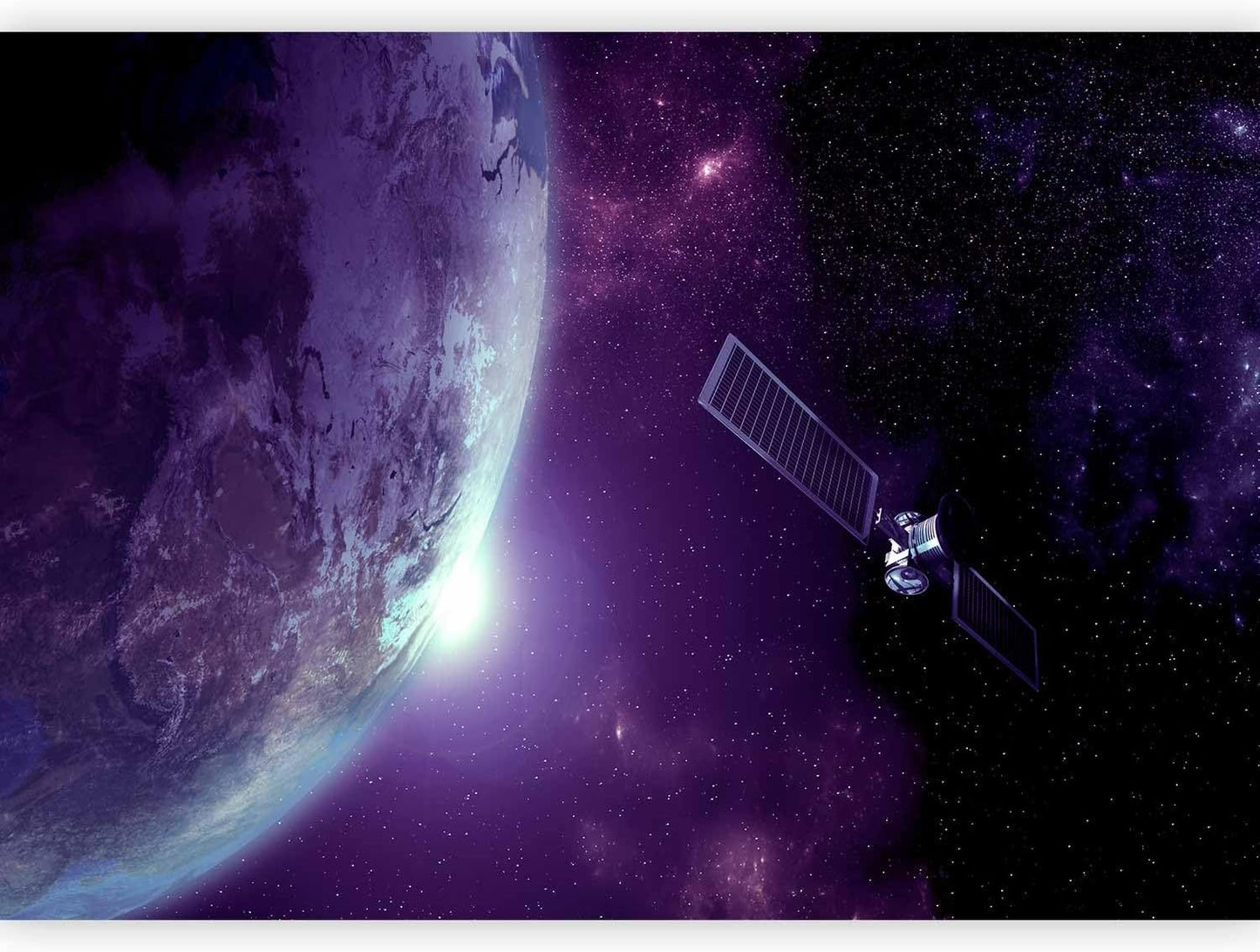 artgeist Wall Mural Cosmos Galaxy 154x110 in - Peel and Stick Self-Adhesive Wallpaper Removable Large Sticker Foil Wall Decor Print Picture Image Design n-B-0007-a-d
