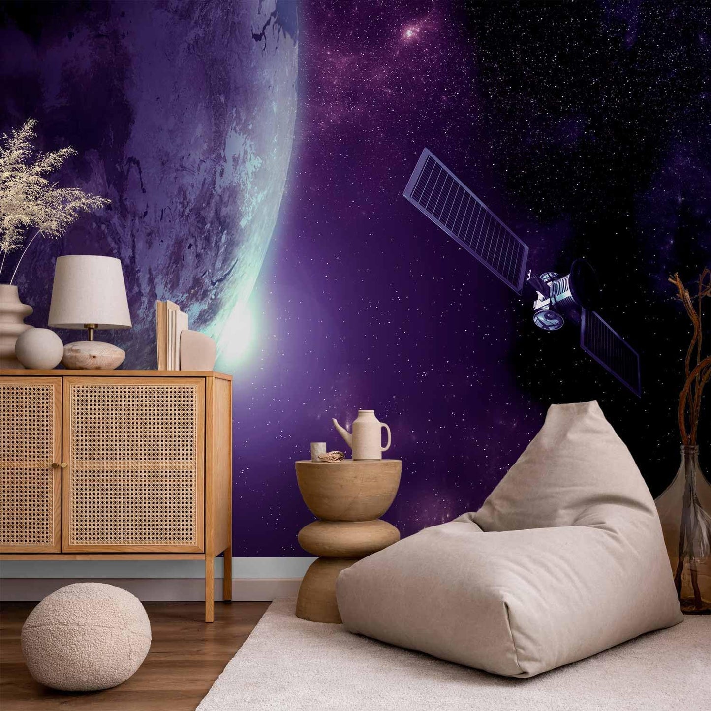 artgeist Wall Mural Cosmos Galaxy 96x69 in - Peel and Stick Self-Adhesive Wallpaper Removable Large Sticker Foil Wall Decor Print Picture Image Design n-B-0007-a-d