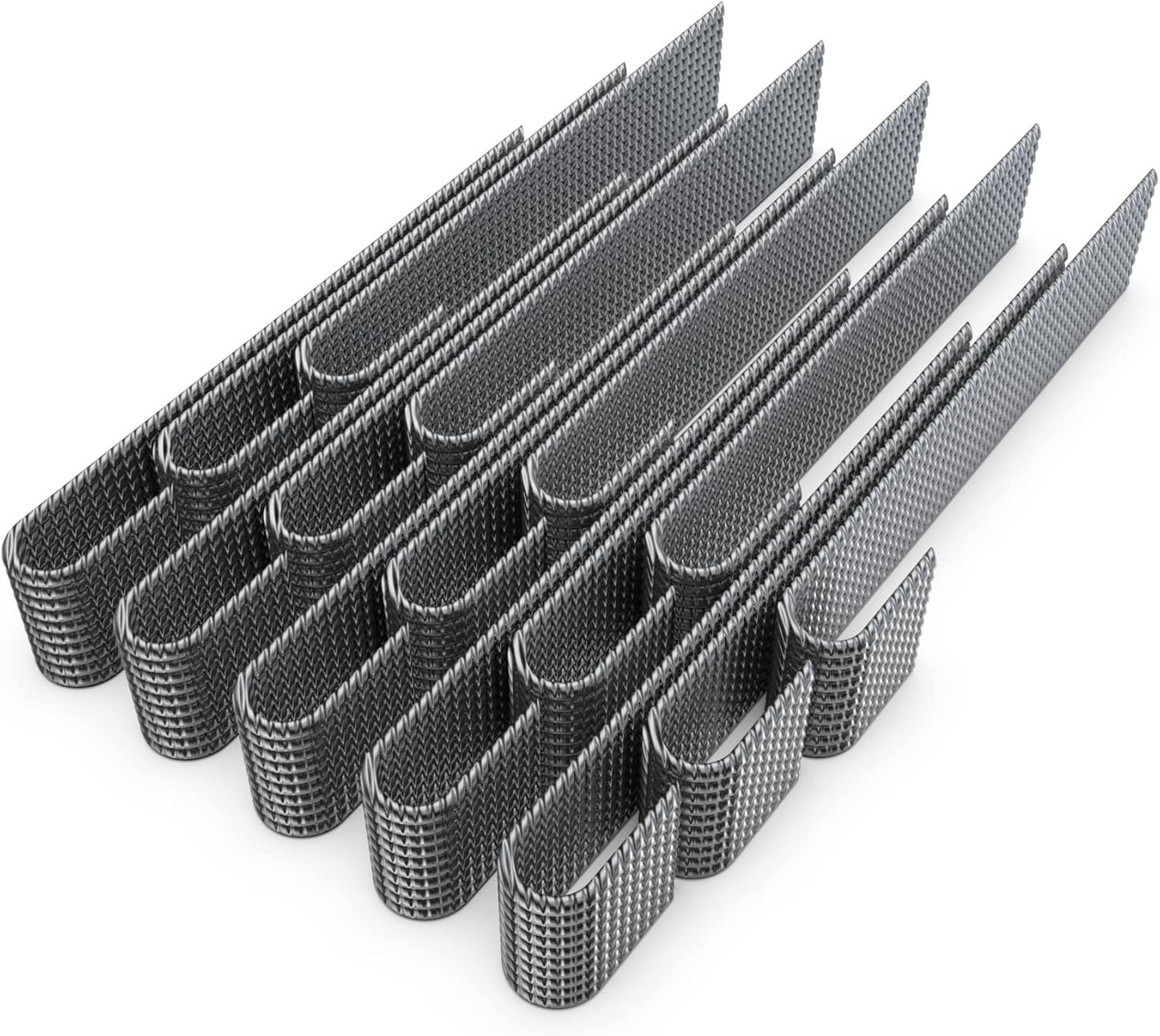 Vodaland Rebar Stakes | J Hook Extra Heavy Duty Rust Proof Coated Steel Ground Anchors with Chisel Point End | Secure Landscaping and DIY Projects | 5/16” Diameter x 16” Inches Long (Pack of 150)