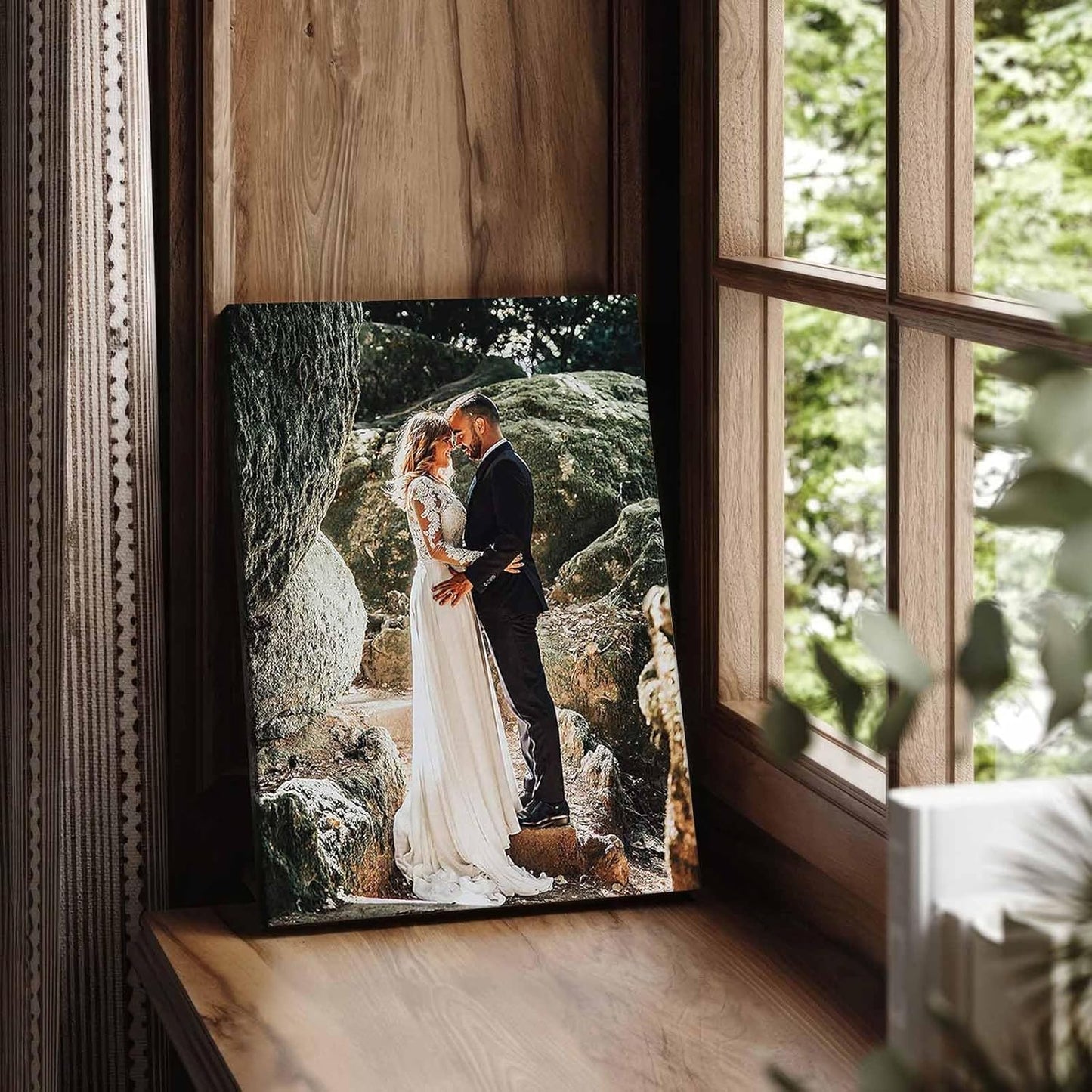 Personalized Custom Canvas Prints: Photo On Canvas (Framed Canvas, 20X24) Transform Your Photos into Stunning Framed Wall Art Digitally Printed Photo To Canvas Ideal for Home Decor