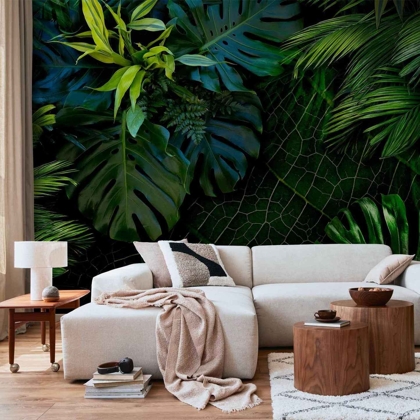 artgeist Wall Mural Tropical 79"x55" XXL Peel and Stick Self-Adhesive Wallpaper Removable Large Sticker Foil Wall Decor Print Picture Image Design