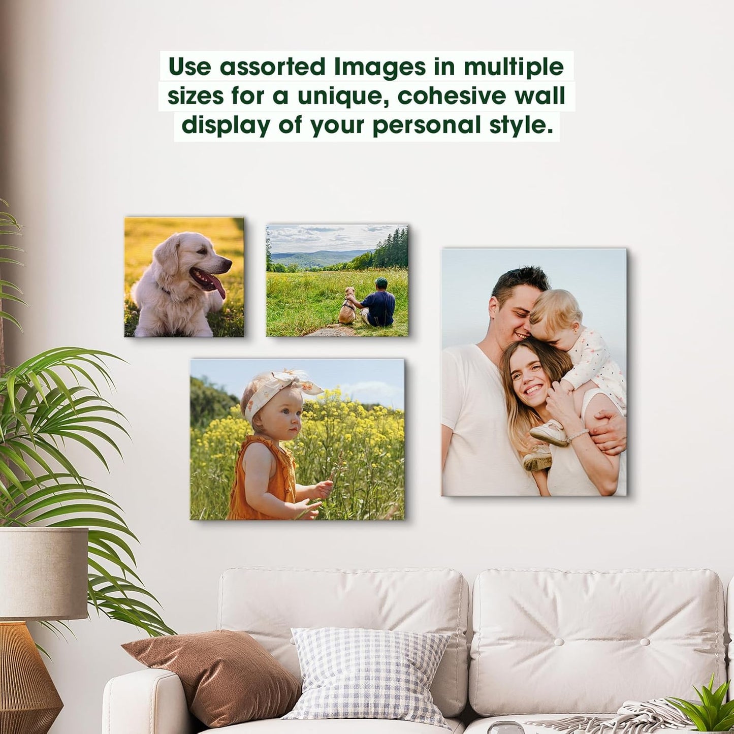 BuildASign Custom Canvas Prints with Your Photos – Personalized Picture To Canvas Wall Art, Perfect for Home Decor, Gifts & Keepsakes, Ready to Hang (11" L x 14" W x .75”D)