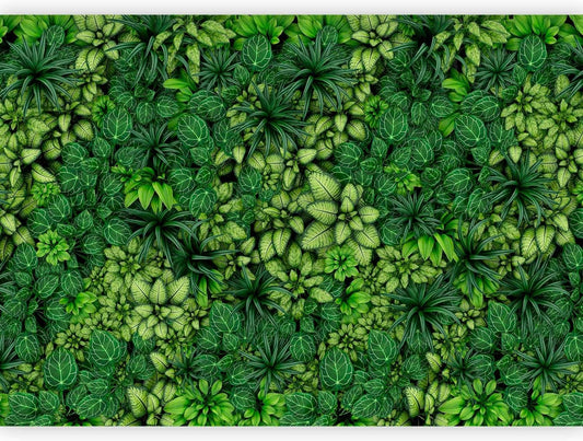 artgeist Wall Mural Plants 197x138 in - XXL Non-Woven Wallpaper Fleece Wall Decor Photo Print Picture Image Design Nature Botanics Tropical Leaves b-B-0601-a-a