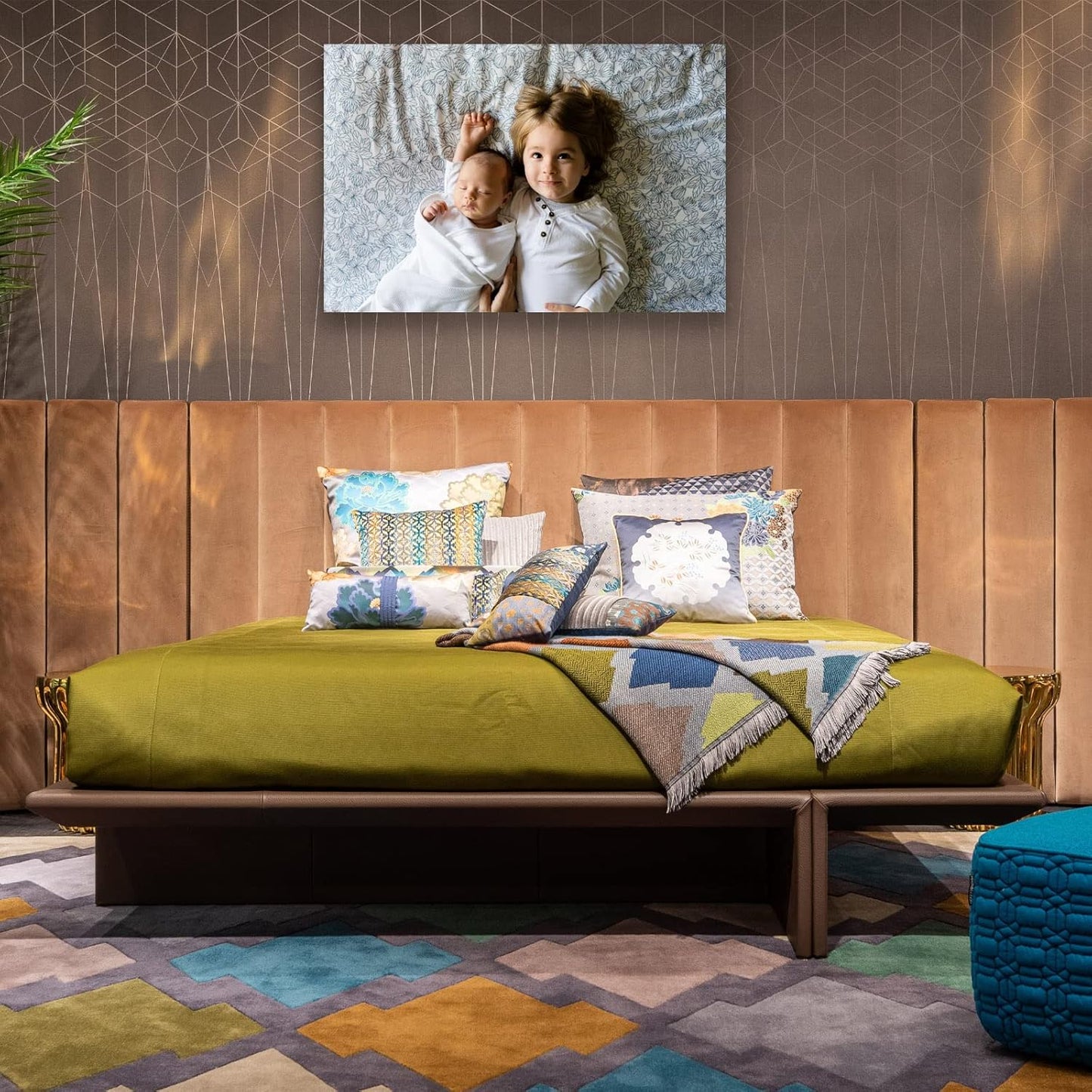 Custom Canvas Prints with Your Photos Custom Wall Art Personalized Canvas Pictures for Pet/Family Gifts for Mom/Men/Women (24'' W x 24'' H)