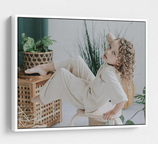 Personalized Custom Canvas Prints: Photo On Canvas (White, 18X24) Transform Your Photos into Stunning Framed Wall Art Digitally Printed Photo To Canvas Ideal for Home Decor, Gifts Keepsakes.