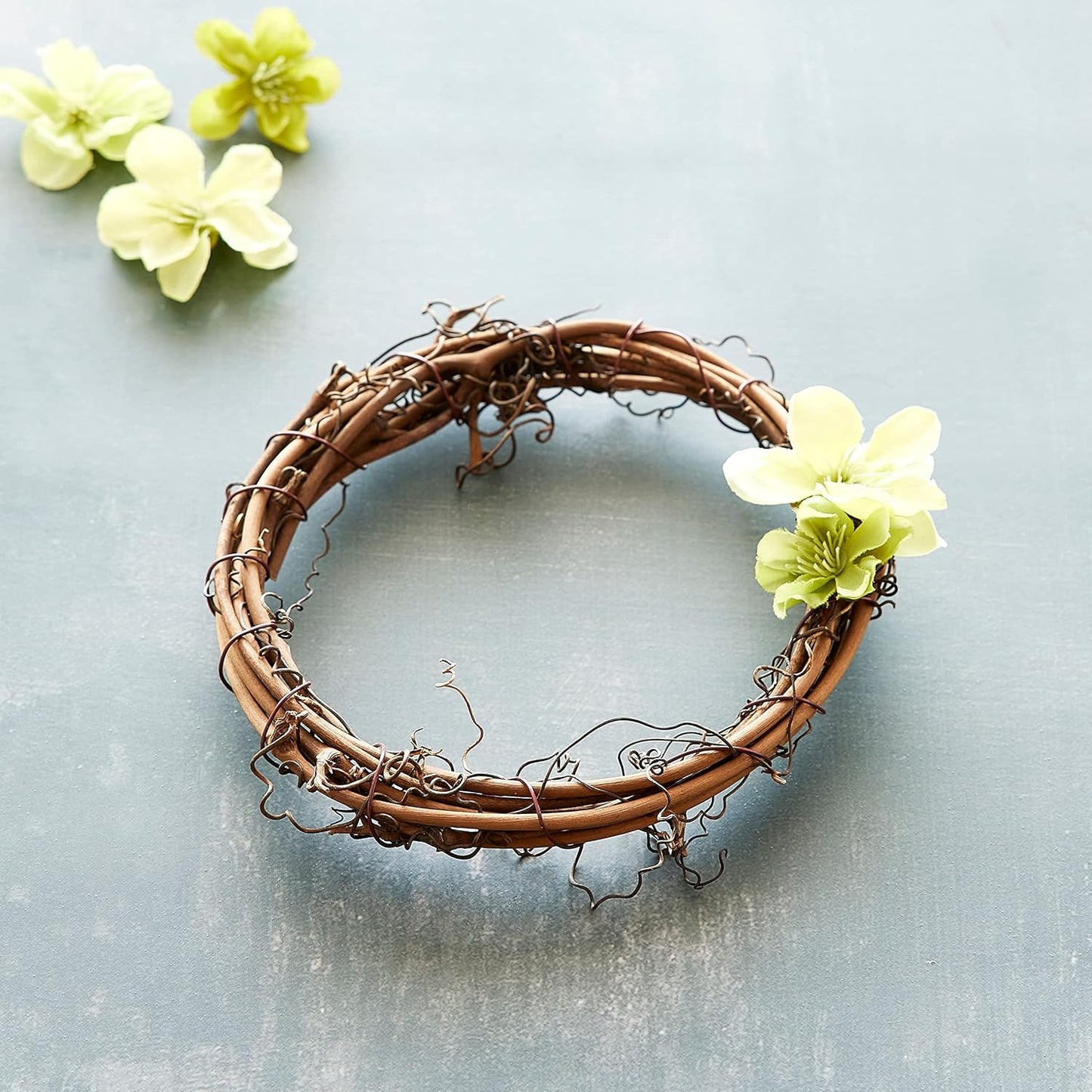 6" Natural Grapevine Wreath by Ashland - Ready-to-Decorate Rustic Home Decor for Weddings, Birthdays, Parties, and Holidays - Bulk 24 Pack